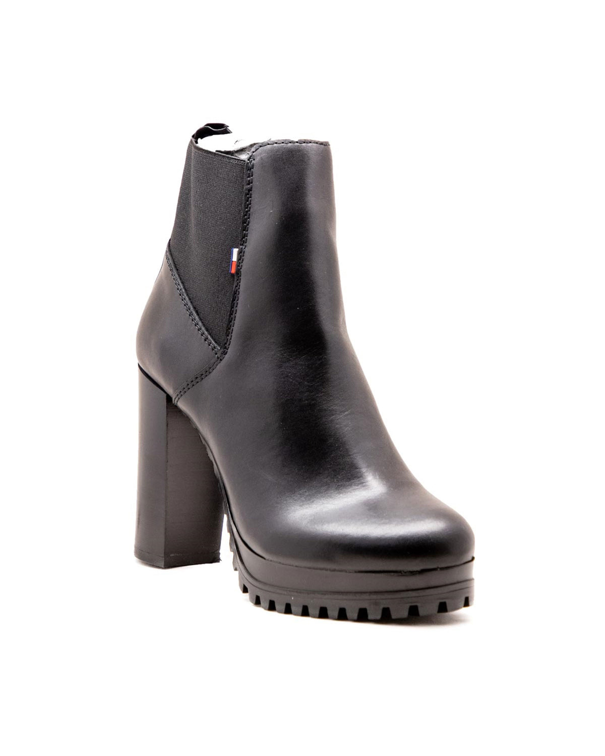 Essential Cleated Heeled Boot Leather Tommy Jeans EN0EN01075-BDS